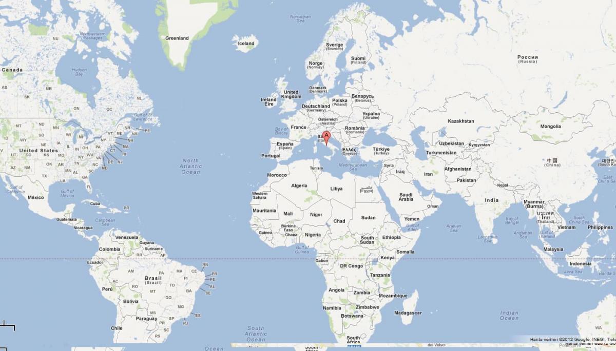 Ватикан на мапи света