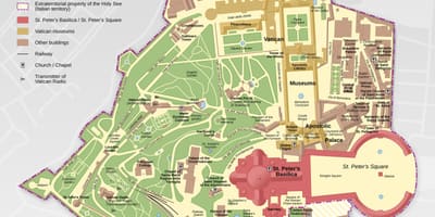Карта Ватикана