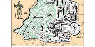 Мапа локације музеј Ватикана 